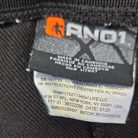 AND1 Black Athletic Shorts with Elastic Waistband - Picture 2 of 4